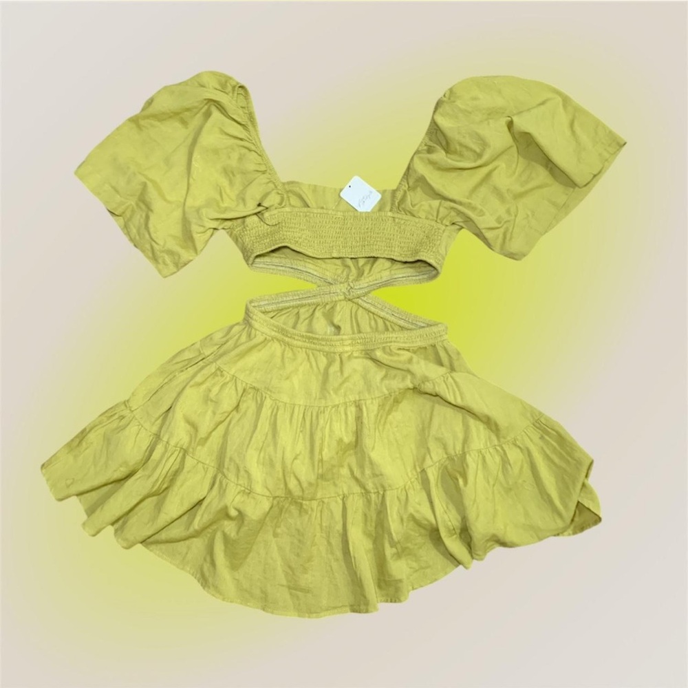 Small free peoples green summer dress